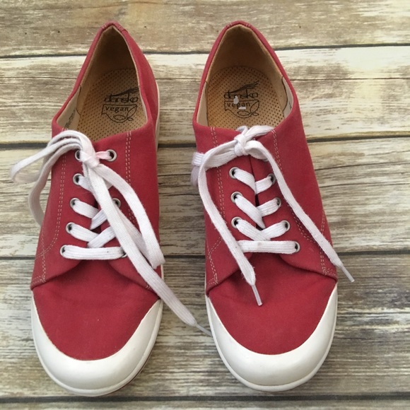 Dansko Shoes - DANSKO VEGAN Red Veda  Sneakers  Size 42/ 11.5-12